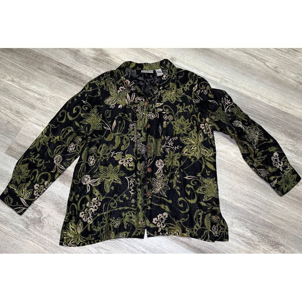 Drapers‎ & Damon's women's Size Large exquisite art button down